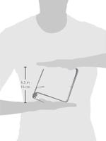 Poetic plantenbak beugel landhaus metaal grijs 16 cm set van 2 | 10 stuks - thumbnail