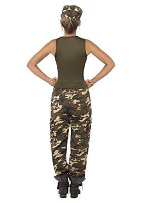 Khaki Camo Leger kostuum vrouw