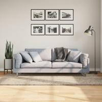 VidaXL Vloerkleed istan hoogpolig glanzend 100x200 cm beige - thumbnail