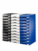 Brievenbak leitz plus met lade a4 maxi zwart | 4 stuks - thumbnail