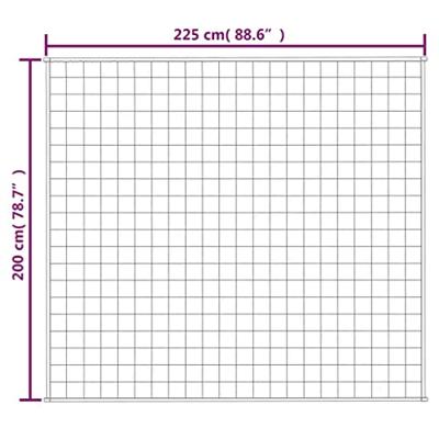 Verzwaringsdeken 200x225 cm 9 kg stof lichtcrmekleurig Verzwaringsdeken 200x225 cm 9 kg stof lichtcrmekleurig