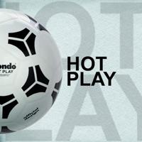 Mondo voetbal wit, 23cm - thumbnail