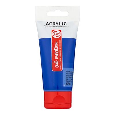 Acrylverf tac 570 phtaloblauw tube 75ml | 3 stuks