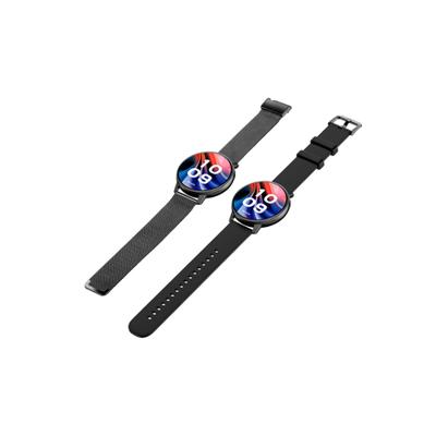SPC Smartee Duo Classic Smartwatch intelligent horloge zwart met verwisselbare metalen armband, 1,43 inch AMOLED-display, bluetooth-oproepen, 8 dagen batterijduur, 100 sporten, IP68