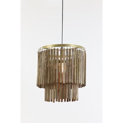 Light & Living Hanglamp 'Gulag' 45cm, kleur Bruin Light & Living Hanglamp 'Gulag' 45cm, kleur Bruin