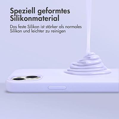 Accezz Liquid Silicone Backcover Samsung Galaxy S24 Plus Telefoonhoesje Paars