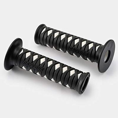 DAYTONA handvat "katana" rubber grip katan sw/we 125 open