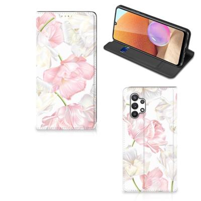 Samsung Galaxy A32 4G | A32 5G Enterprise Editie Smart Cover Lovely Flowers Samsung Galaxy A32 4G | A32 5G Enterprise Editie Smart Cover Lovely Flowers
