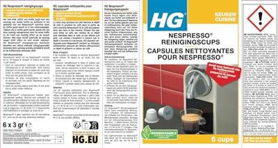 HG Nespresso® Reinigingscups - 11182611