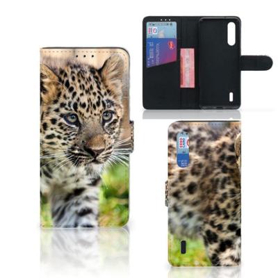 Xiaomi Mi 9 Lite | Telefoonhoesje | Met pasjeshouder | Baby Luipaard