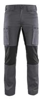 Blaklader 145918459699C44 Service Stretch werkbroek, middengrijs/zwart, maat C44 - thumbnail