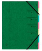 Exacompta Sorteermap 7-delig, groen - thumbnail