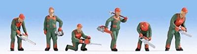 NOCH 15061 H0 Bosbouwarbeiders figuren Geverfd, Staand