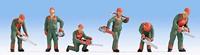 NOCH 15061 H0 Bosbouwarbeiders figuren Geverfd, Staand - thumbnail