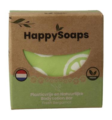 HappySoaps Body Lotion Bar Fresh Bergamot 70gr