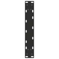 Console tafelpoten 2 st U-vormig 28x(72-73) cm staal zwart - thumbnail