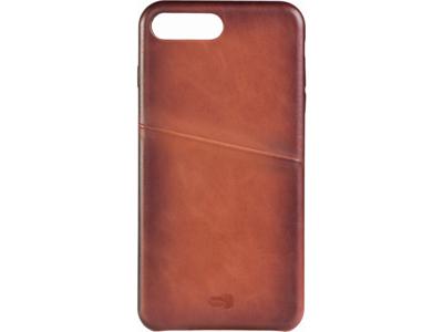 Senza Desire Leather Cover with Card Slot Apple iPhone 7 Plus/8 Plus Burned Cognac