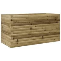 Plantenbak 90x40x45,5 cm gempregneerd grenenhout - thumbnail