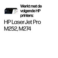 HP 201X pack 3 originele cyaan / magenta / gele high-yield LaserJet toners (CF253XM) voor HP Color LaserJet Pro M252 / M274 / M277 - thumbnail