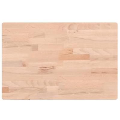 Wastafelblad 60x40x2,5 cm massief beukenhout - thumbnail