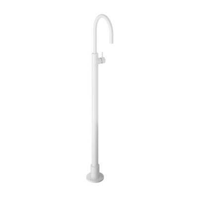 Vrijstaande Wastafelmengkraan Hotbath Cobber 1-hendel Gebogen 121 cm Mat Wit - thumbnail