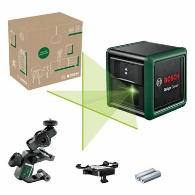 Bosch Groen Quigo Green Kruislijnlaser | Inclusief Batterijen - 0603663CZ0 Bosch Groen Quigo Green Kruislijnlaser | Inclusief Batterijen - 0603663CZ0