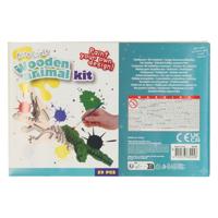 Houten Bouwpakket Maak en Verf je eigen Krokodil - thumbnail