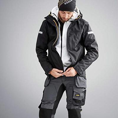 Snickers Workwear 6241 Stretch Werkbroek met holsterzakken grijs/zwart - maat 54