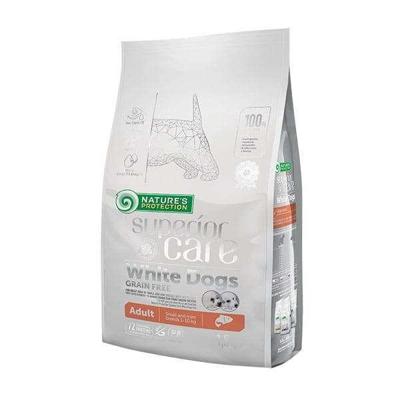 NATURE'S PROTECTION Superior Care White Dogs Grain Free Junior Small Białoryba - droogvoer voor puppy's - 1,5 kg