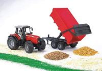 bruder Massey Ferguson 7480 modelvoertuig - thumbnail