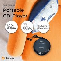 Denver Discman - Draagbare CD Speler - Inclusief Oordopjes - CD/CD-R/CD-RW - DM24MK2 - thumbnail