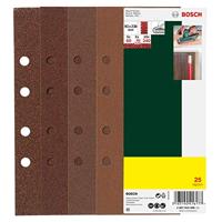 Bosch Accessories 2607019499 Oscillerend schuurpapierset Geperforeerd Korrelgrootte (num) 60, 80, 120, 240 (l x b) 230 mm x 93 mm 1 set(s) - thumbnail