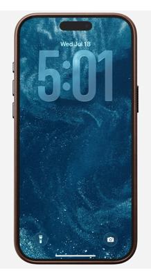 Nomad Traditional Horween lederen hoesje iPhone 17 Pro Max - Brown