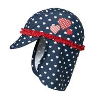Playshoes zwemcap Hartjes Marineblauw-51 cm - thumbnail