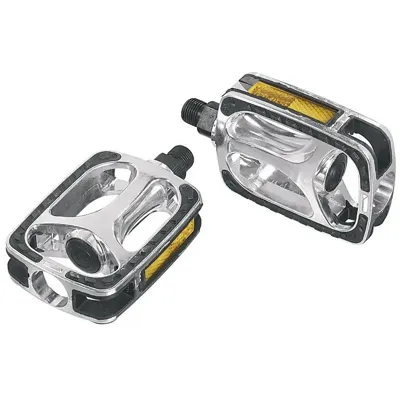 Ergotec pedaal 608 set 9/16 108x69mm zv/zw