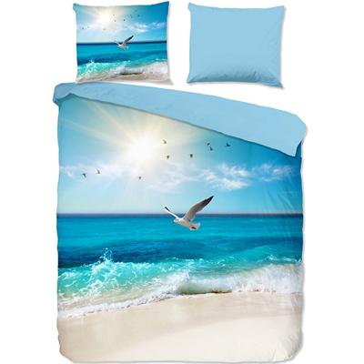 Good Morning Dekbedovertrek "strandthema" - Multi - (200x200/220 cm) - Katoen