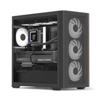 Aerocool D301A V2 zwart/hout - thumbnail