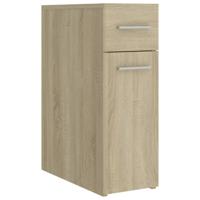VidaXL Apothekerskast 20x45,5x60 cm bewerkt hout sonoma eikenkleurig - thumbnail