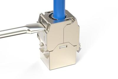 Digitus RJ45-inbouwmodule Keystone CAT 6A 1 stuk(s)