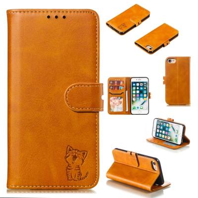 Lederen beschermhoes voor iPhone 6 & 6s (geel) Lederen beschermhoes voor iPhone 6 & 6s (geel)