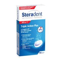 Steradent Triple Action Plus Bruistabletten 90st - thumbnail