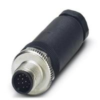 Phoenix Contact 1404419 Sensor/actuator connector, niet geassembleerd M12 Aantal polen (sensoren): 12 Stekker, recht 1 stuk(s) - thumbnail