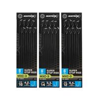 Fox Matrix MXC-3 Barbless Super Stop Rigs 15cm 8st. Size 16 - 0,145 mm - thumbnail