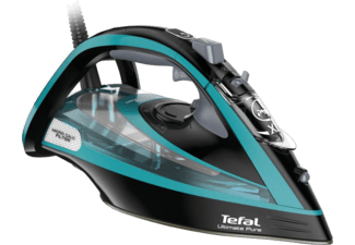 Tefal FV 9844 Ultimate Pure Stoomstrijkijzer Zwart, Groen 3200 W Tefal FV 9844 Ultimate Pure Stoomstrijkijzer Zwart, Groen 3200 W