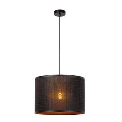 Lucide TAGALOG - Hanglamp - Ø 40 cm - 1xE27 - Zwart