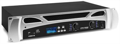 Vonyx VPA1500 PA versterker 2x 750W met USB, BT & MP3-speler