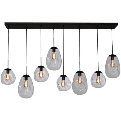 Masterlight HanglampLava 8x helder glas - 2761-05-160-25-80012