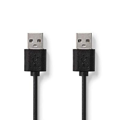 Nedis ccgt60000bk10 kabel usb 2.0 a male - a male 1,0 m zwart