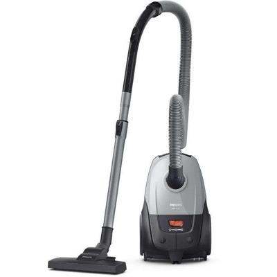 Stofzuiger met stofzak - PHILIPS - XD2142/12? - 2000-serie stofzuiger met HEPA-filter - 800 W - 77 dB - 3 L - Lichtgrijs