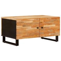 Salontafel Bruin 89 x 52 x 11 cm Massief Mango Hout - thumbnail